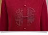 Autumn/Winter Velvet-Lined Qipao Sweater for Middle-Aged Women