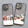 Winter Snow Street Scenery Phone Case For iPhone 17 Pro Max 16 15 Pro Max 14 Plus 13 Mini 12 11 Pro Max Shockproof Back Covers