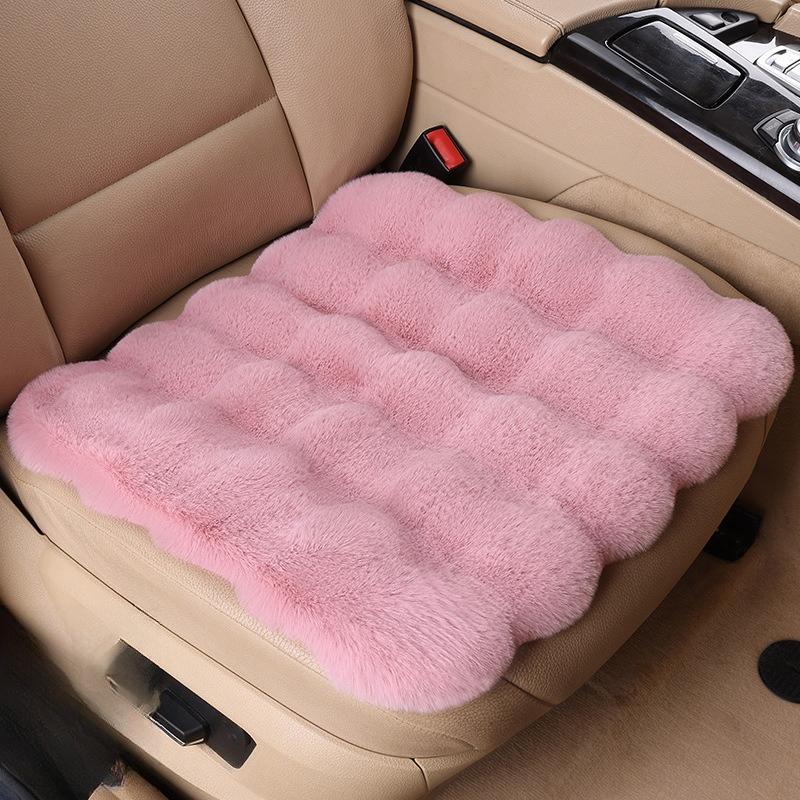 Plush Car Seat Cushion Set All-Season Soft Foam Padding with Thermal Insulation & Non-Slip Design Fit for Cars, SUVs, Trucks Winter & Everyday Use
