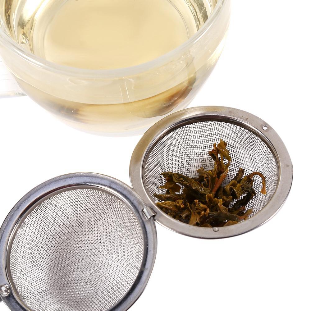 Stainless Steel Loose Tea Infuser Leaf Strainer Filter Diffuser Herbal Spice Net    4.5cm