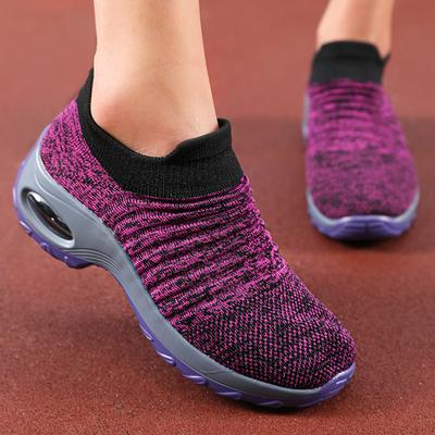 Women's Easy To Wear Shoes with Summer Mesh Fashion Design Comfortable  Breathable Non Slip Thick Sole Corrective Walking Shoes
