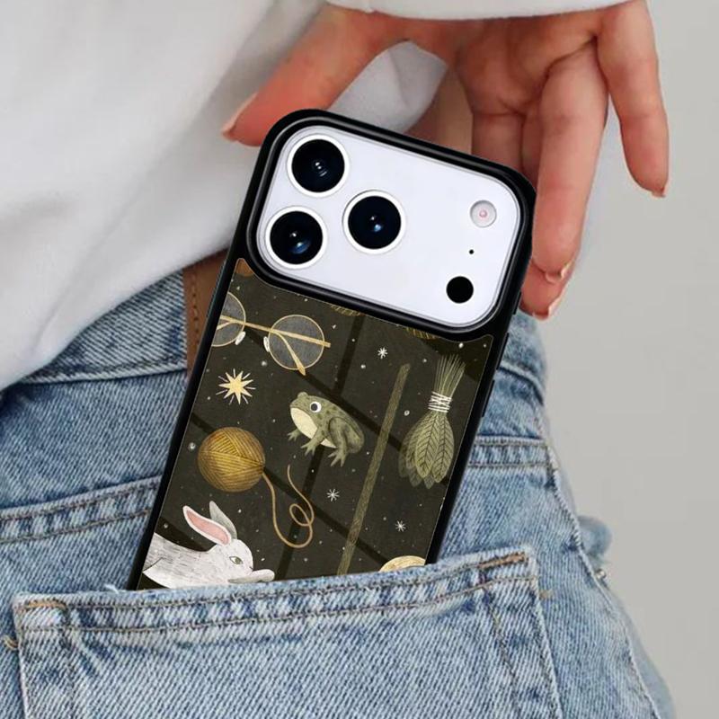 Witch Frog soft Phone Case for iPhone 17ProMax 12 13 14 15 16e 17 Pro Max Plus Air Cover