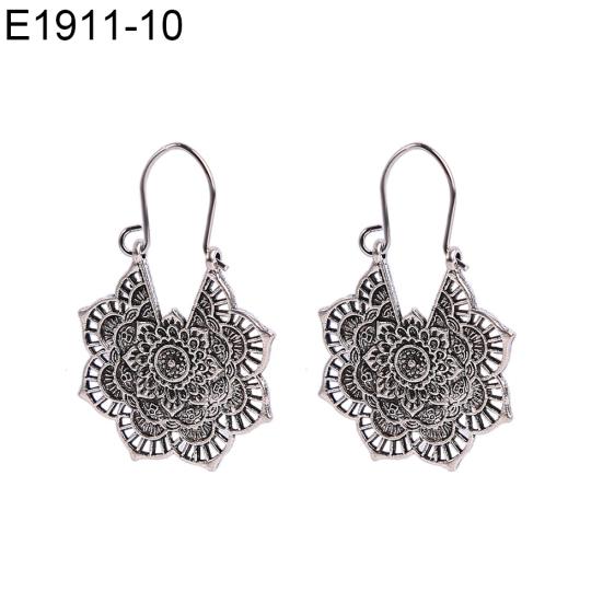 

Ретро женские богемные этнические геометрические висячие серьги-крючки, ювелирные изделия в подарок E1911-10