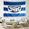 Bulldogs Team Crest Design Tapestry Room Decoration Wall Hanging for Living Room Bedroom, dormitory, Birthday and Christmas gifts
