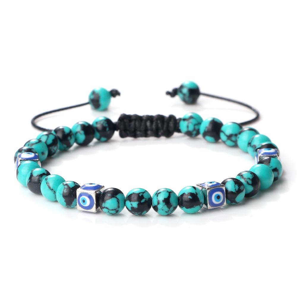 Unisex Handwoven Evil Eye Commuter Bracelet