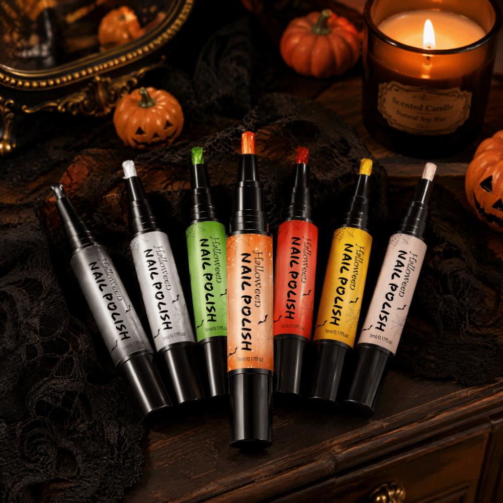 Quick Drying Nail Polish Pens High Saturated Nail Art Varnish Baking Nail Polish  Nail Art