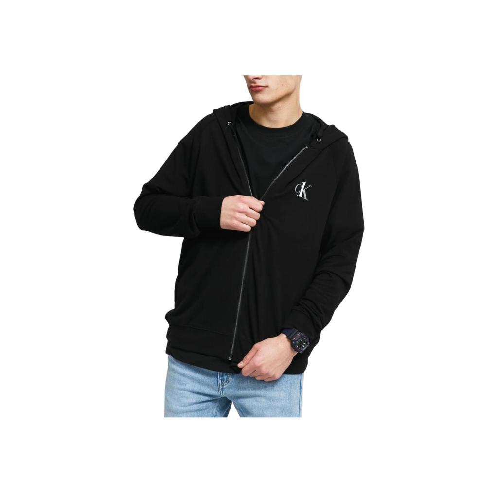 Calvin Klein Ss23 Solid Color Casual Logo Print Hoodie Men hoodies Black NM1865E-001