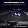 A900 Car Head Up Display Auto HUD Car Projector Display With Alarm EOBD OBD2 Speedometer Windshield Electronic Car Accessories