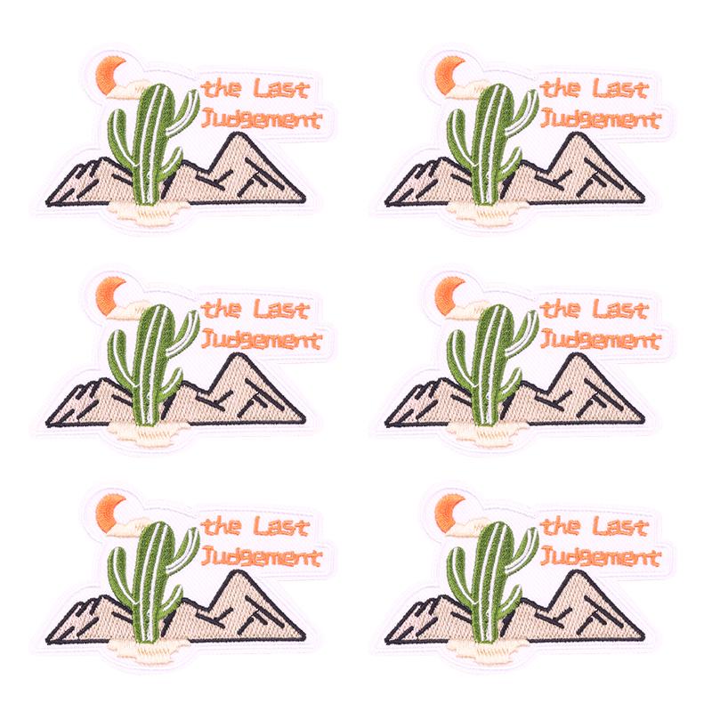 5pcs Wholesale Cartoon Jesus Embroidered For Clothes Iron On Patches For Clothing Hats Backpack Jackets Sew Embroidery Badges