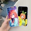 RE47 Nino Miku Itsuki Nakano Transparent Phone Case for Motorola Moto G7 G8 G9 G84 G85 G73 G24 G15 Z2 Play Power Plus