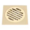 Square Shower Drain Grate Brass Bathroom Waste Grate Durable Shower Floor Drain  Laundry Room