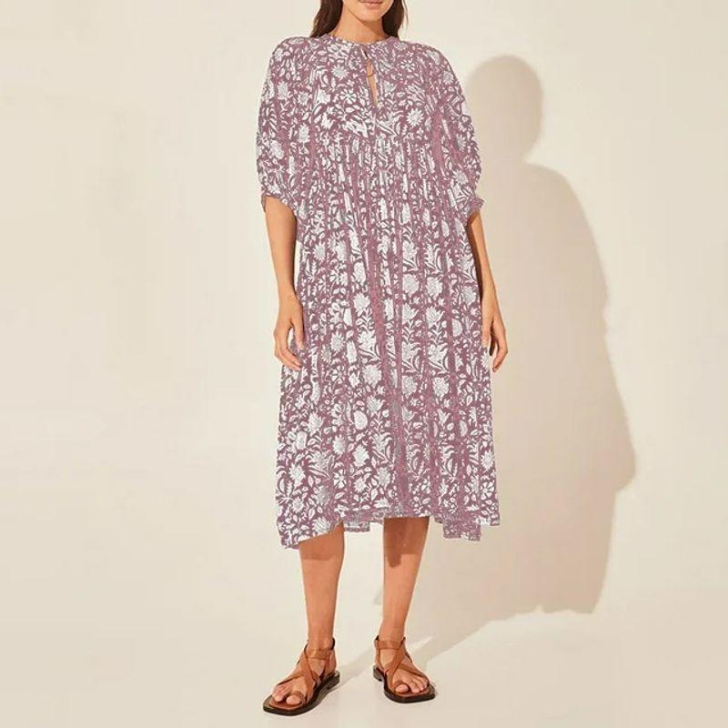 Floral Fashion Printed Dress for Women Floral Fashion Print Dress Women