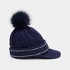 Cap Beanie Knit Logo Embroidery with Brim Golf C25291218 [Callaway] Women's