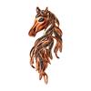 Horse Brooch Sparkling Rhinestones Inlaid Enamel Brooch Pin Clothes Hats Bags Badge Fashionable Accessory