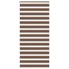 VidaXL Store Zèbre Marron 105x200cm Largeur Du Tissu 100,9cm Polyester, Store À Enrouleur Zébré, Store Zébré Pour Fenêtre, 4014366