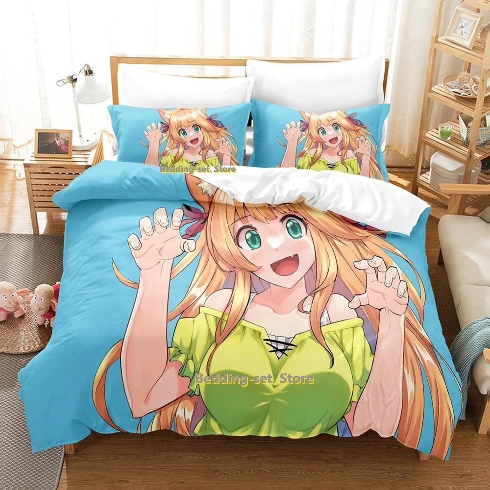 Bestienbändiger Bettwäsche-Kollektion Einzelbett Twin Full Queen King Size Bett Kollektion Schlafzimmer für Erwachsene Kinder Bettbezug Kollektionen 3D-Druck Anime Mit Bettwäsche
