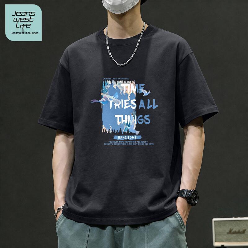 JEANSWEST LIFE Men s Pure Cotton T-Shirt L
