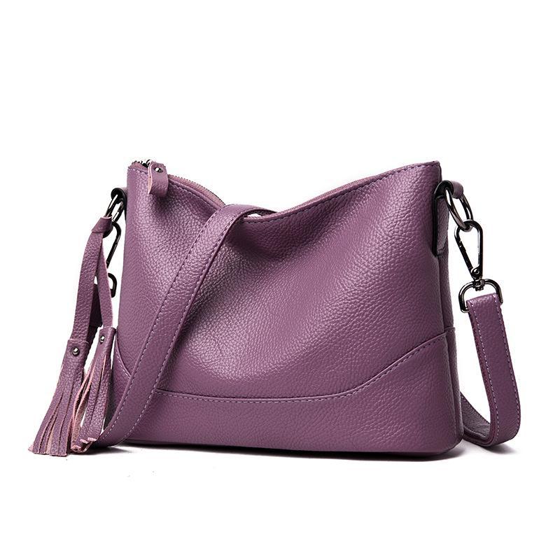 Women's 2022 Fashion Crossbody Bag - Korean Style Soft Leather Shoulder Bag for Middle-aged and Elderly Women