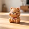 6Pcs Cat Figurine Miniature Diy Decor Lovely Kitten Ornament Home Desk Car Dashboard Micro Landscape Mini Crafts Decoration