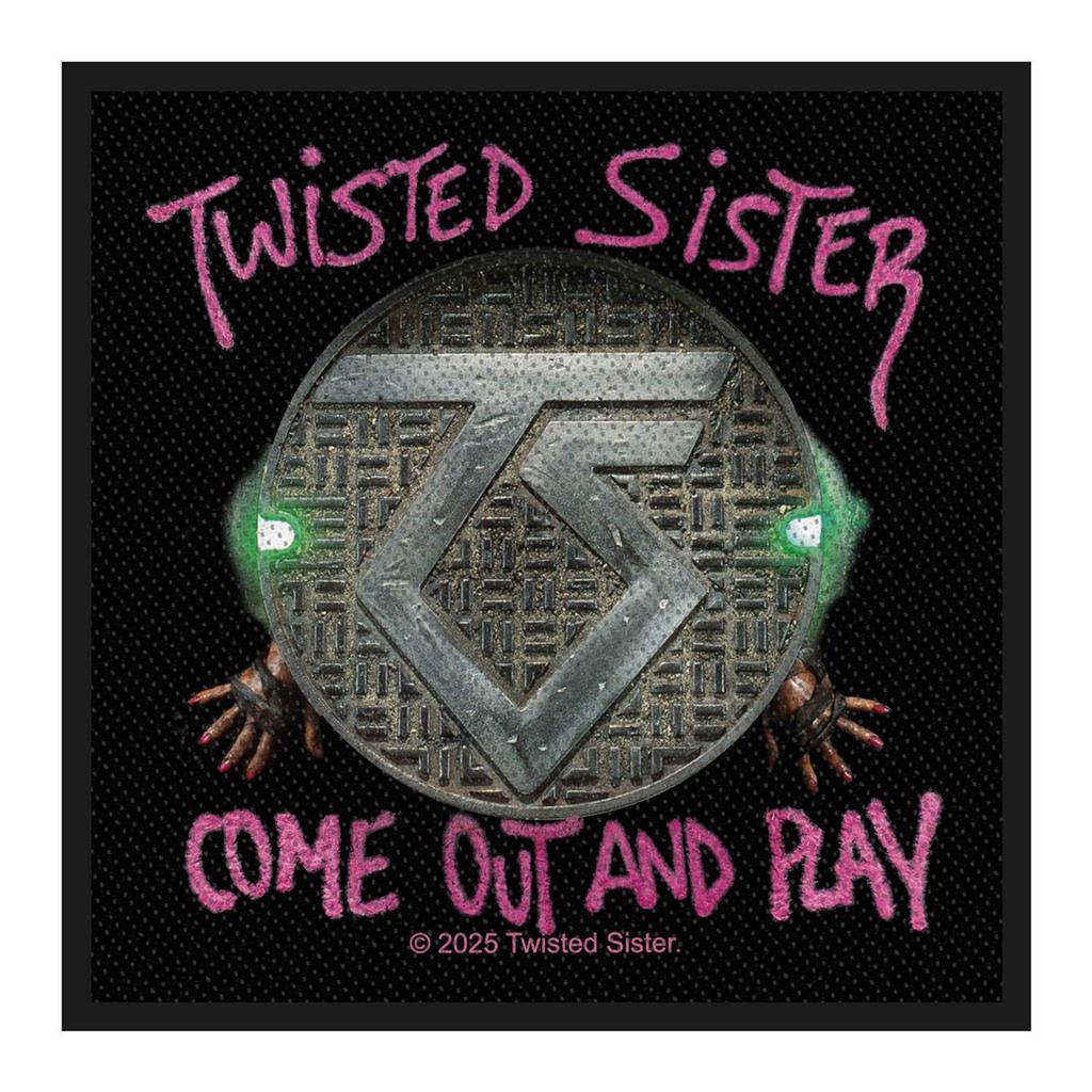 Twisted Sister Come Out And Play Woven Standard Patch