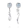 NEUF PIECE SOFT FORCE AQUAMARIN EARRINGS
