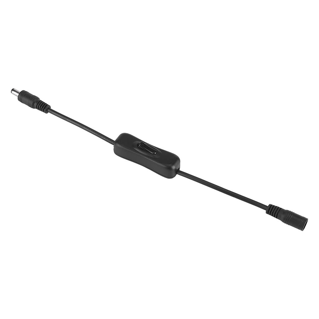 5Pcs LED Strip Light Wire   with Female and Male   12V Power Connector Plug White