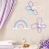 Handwovens Rainbows Butterfly Flowers Wall Decoration Nursery Bohemians Home Decoration For Children Playroom