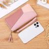 PU Leather Zipper Wallets Large Capacity Lightweight Womens Long Purses Multiple Card Slots Wear-resistant Coin Purse Outdoor