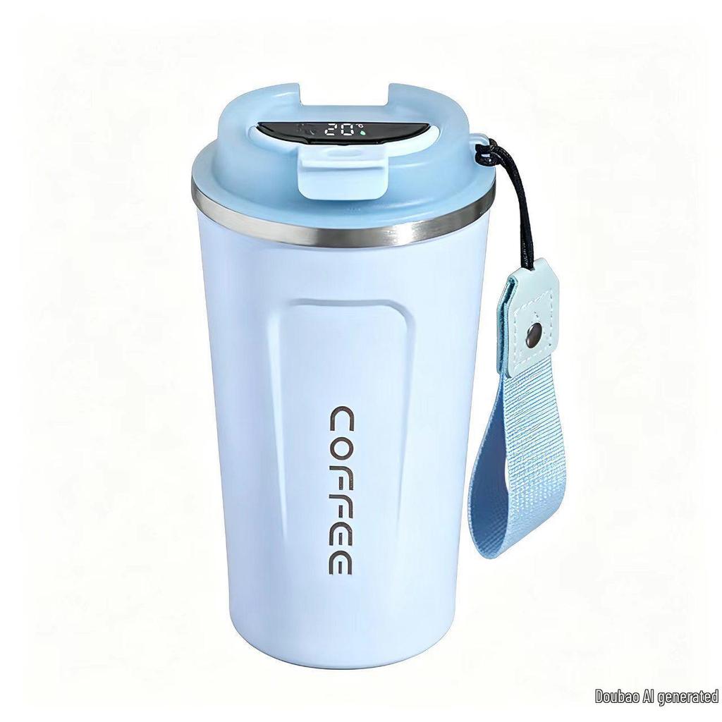 316 Stainless Steel Smart Display Insulated Coffee Mug, Large Capacity with Custom Logo