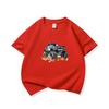 Kids Cotton T Shirt Trendy Watercolor Offroad Car Print Crew Neck Short Sleeve Tee Casual Boys Girls Summer Tops