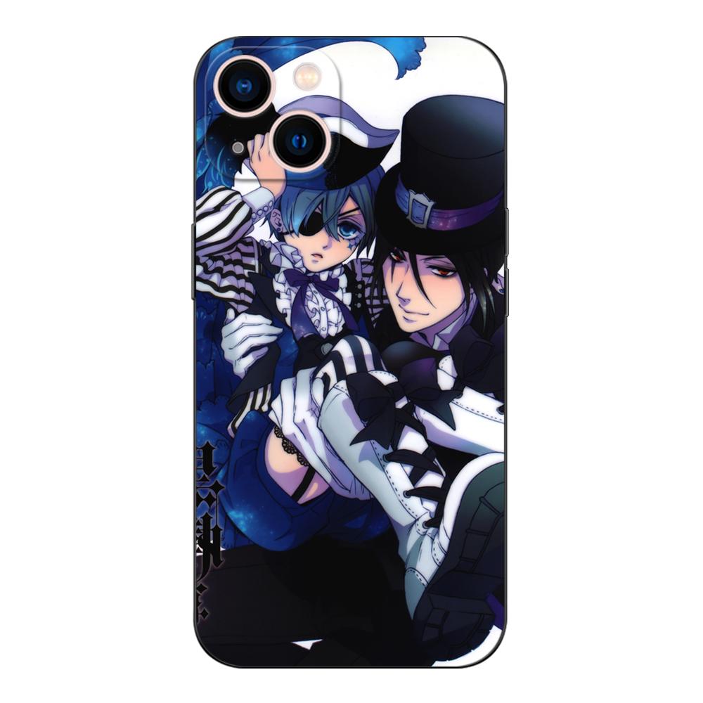 Black Tpu Case For OPPO A11S A15 A15S A16 A16S A16K A16E K3 K10 K9S ACE2 5G black butler