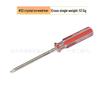 6mm Crystal Color Phillips Flathead Magnetic Screwdriver with Two-Color Strip