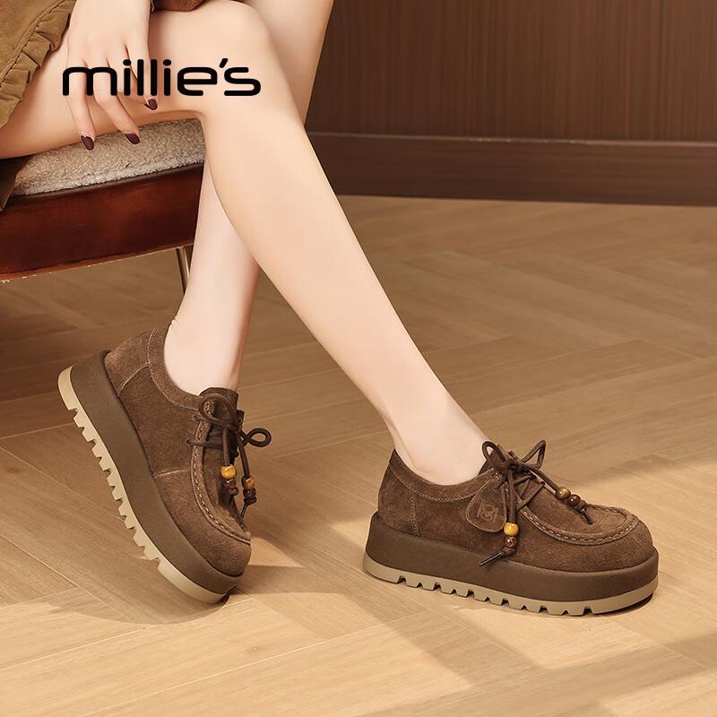 Millies Women s Retro Platform Birkin Shoes 36
