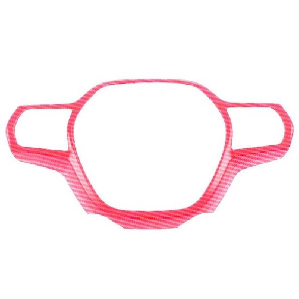 Steering Wheel Border Panel Cover Trim  For Honda Accord 23-24 Red Carbon Fiber