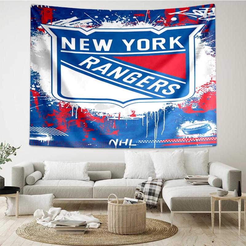 Rangers Hockey Tapestry, Unique Design Tapestry, Wall Decor for Bedroom,Livingroom, Playroom,Heartwarming Fan Holiday Gifts