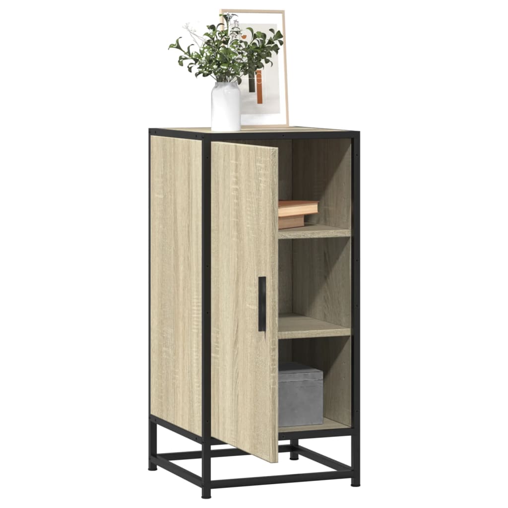 Vidaxl Cabinet, Sonoma Oak, 35.5X35X76 Cm, Wood-Based Material