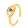 High quality new product creative retro devil's eye fashion Internet celebrity open ring personalized jewelry jewelry manufacturers wholesale