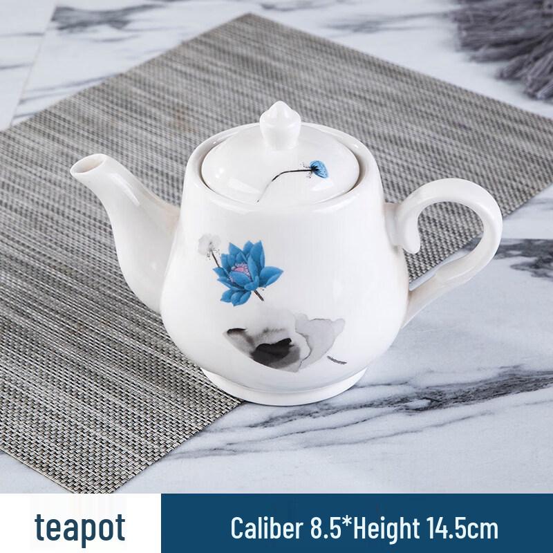 Diruien Ink Lotus Ceramic Tableware Collection