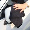1/5/10pcs Car Microfiber Cleaning Absorbent Black Towel Household Cleaning Tools Housework Clean Cleaning Rags Wash Towels