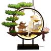 Chinese Style Backflow Incense Burner - Pine Design for Home & Office Décor