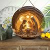 Holy Night Nativity Scene Pendant, Decoration of Home Walls or Doors, 2d Flat Wooden, Christmas Decoration, Gifts for Friends and Family