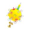 Safe Bird Chew Toy Hanging Teething Ball With Bells For Parrots Boredom Reduce 6XDE