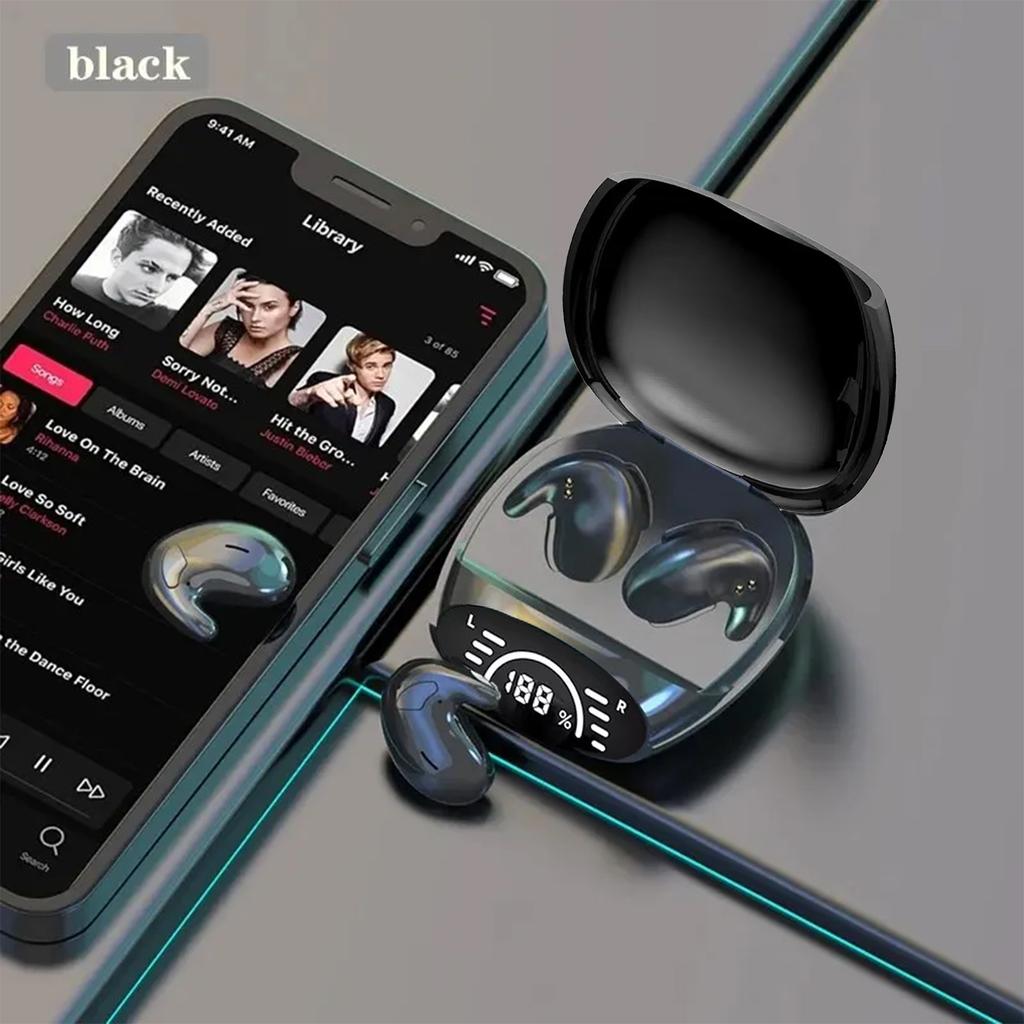 Invisible Earbuds Sleep Headphones Bluetooth 5.3 Noise Reduction Earbuds TWS Wireless Headsets Sport Stereo Earphones for Phone