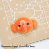 Creative Cartoon Elephant Bread Resin Accessories for DIY Ornaments, Hair Clips, and Shoe Decorations