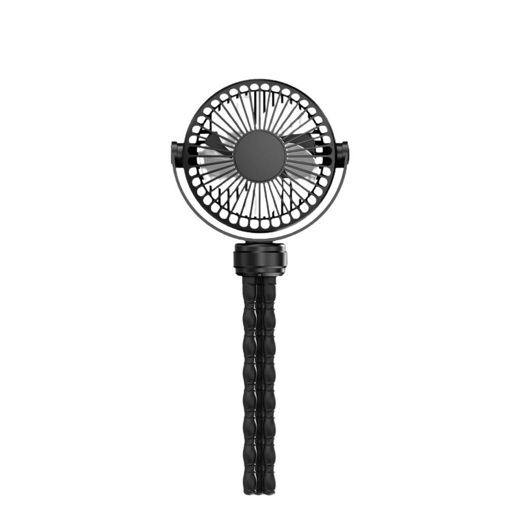 3-in-1 USB Mini Fan: Stroller, Desktop, Handheld, Hanging, 2000-5000mAh