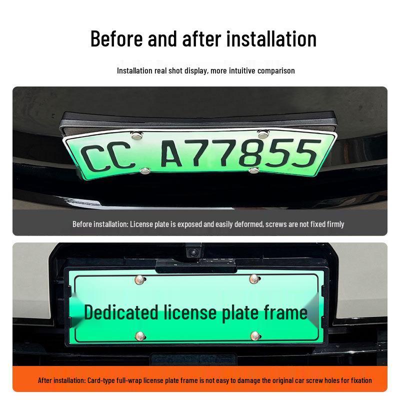 2026 AION i60 Green Plate Full Edge License Frame for New Energy Vehicles