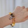 10mm Hochwertiges Natürliches Citrin Tigerauge Design Armband Armband