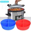 4Pcs Slow Cooker Liner Leakproof Reusable Dishwasher Safe Silicone Cooker Slow Stewpot Divider Liner Kitchen Supplies