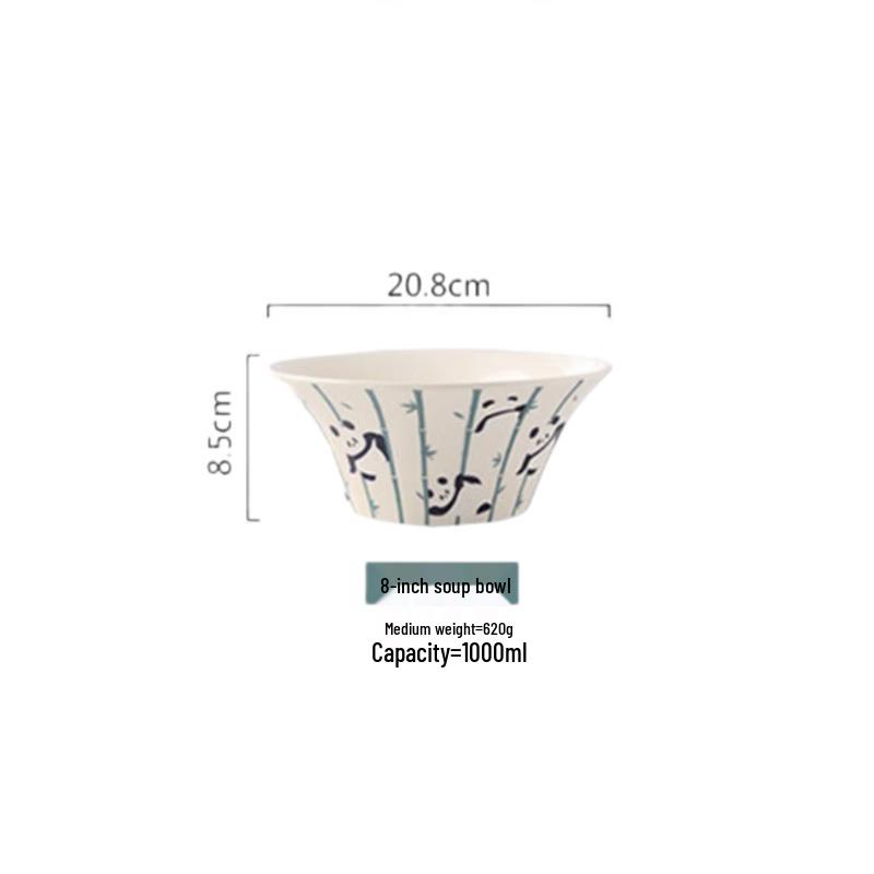 

LISM Cream Style Ceramic Soup Bowl