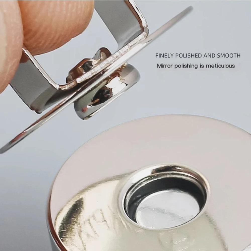 18mm Magnetic Snap Buttons, Easy Attach Metal Fasteners for Sewing & Crafts, Durable Stylish Snaps